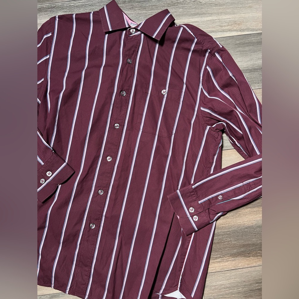 Tommy Bahama Men Long Sleeve Button‎ Shirt- Medium